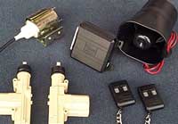 Power Door Lock Kits, Keyless Entry, Automotive Alarm Systems, Trunk Release Kits and Door Poppers